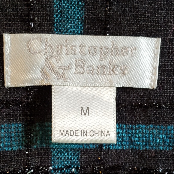 Christopher & Banks Plaid pre-loved jacket - Picture 5 of 5
